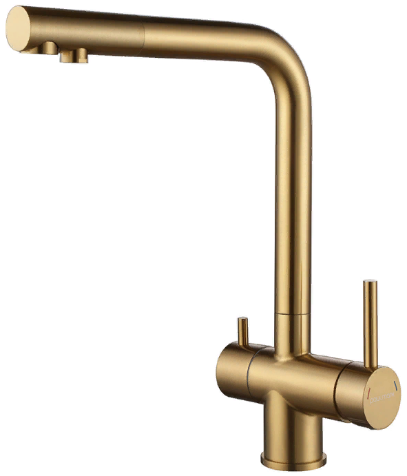 Фото товара: Paulmark SKALEN, смеситель, брашированное золото