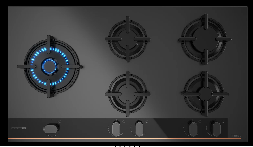 Детальное фото товара: Teka GBC 95-G1 GBC MATT BLACK газовая поверхность