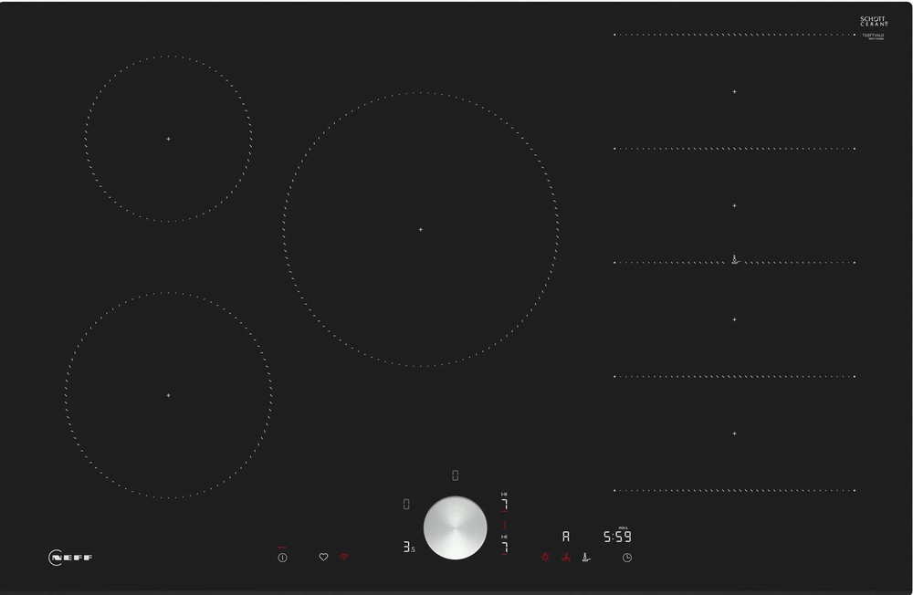 Фото товара: NEFF T68FTV4L0 индукционная поверхность