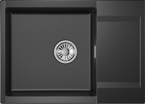 GRANULA ES-7003 мойка, гранит, шварц Детальное фото товара: GRANULA ES-7003 мойка, гранит, шварц