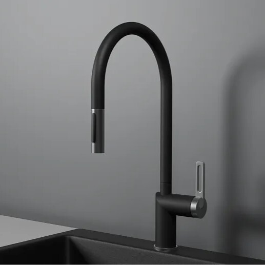 Фото товара: GRANULA 8172 смеситель, гранит, турмалин