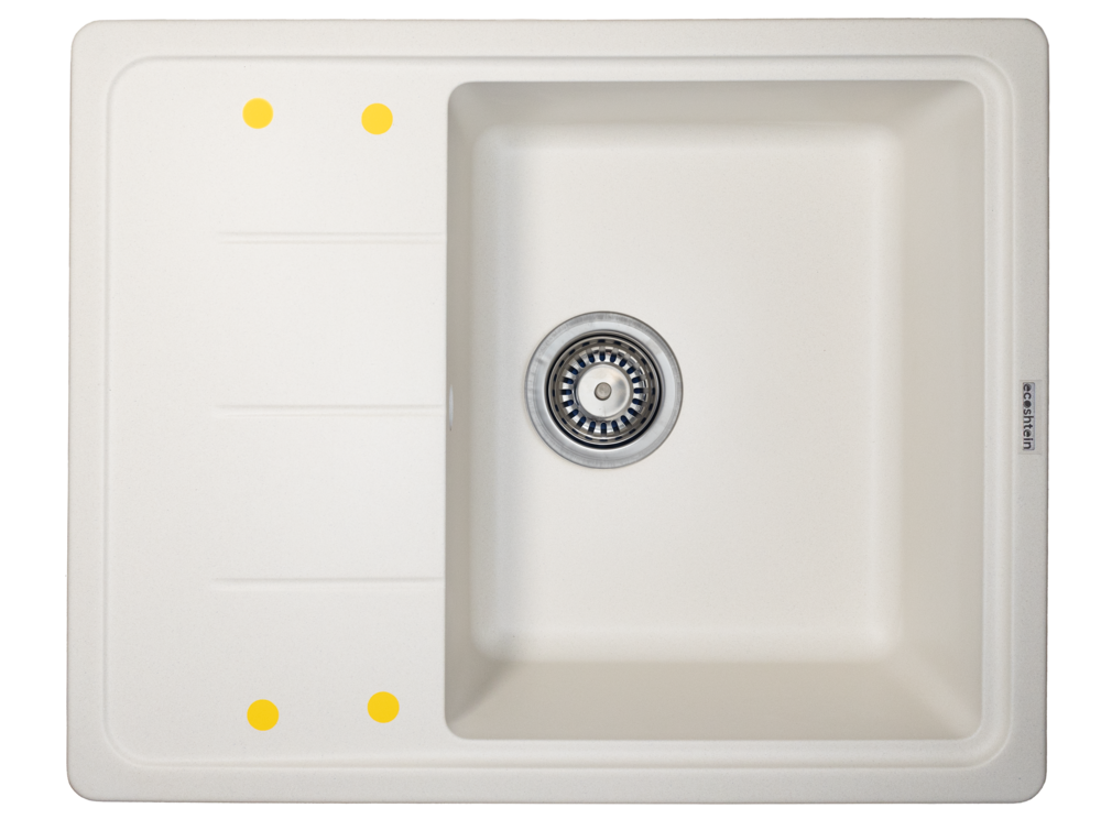 Фото товара: Ecoshtein RECHTECK 620, мойка, гранит, жасмин