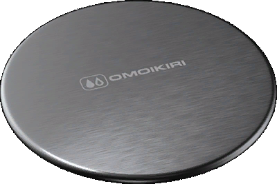 Omoikiri GM Декоративная накладка для выпуска, вороненая сталь Фото товара: Omoikiri GM Декоративная накладка для выпуска, вороненая сталь