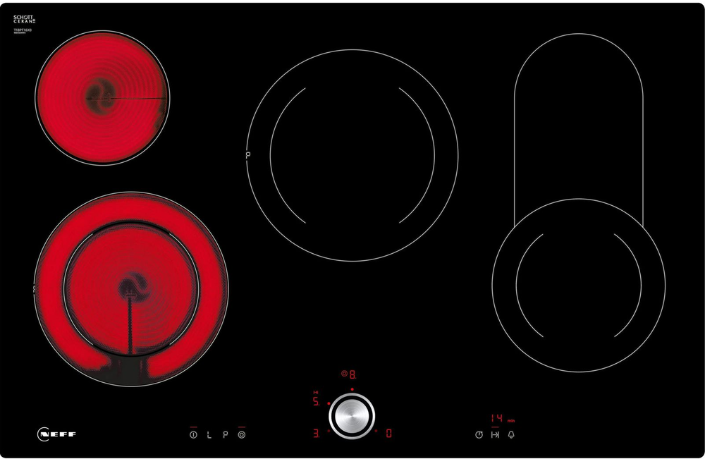 Фото товара: NEFF T18PT16X0 стеклокерамическая поверхность