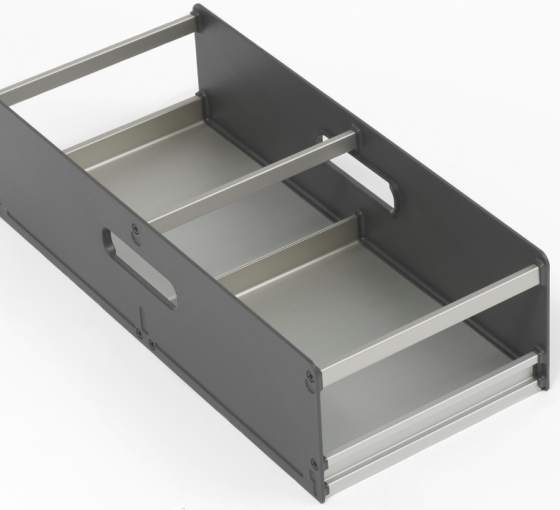 Ninka FlexBox 200 лоток для ящика, темно-серый Фото товара: Ninka FlexBox 200 лоток для ящика, темно-серый