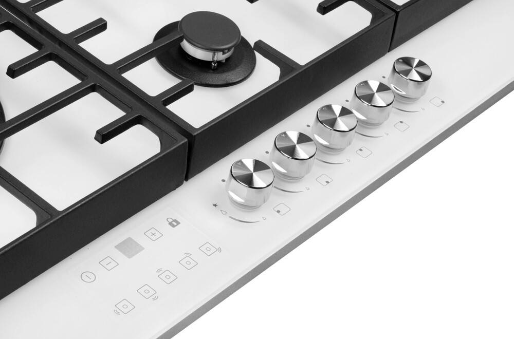 HIBERG VM 9255 W Детальное фото товара: HIBERG VM 9255 W газовая поверхность