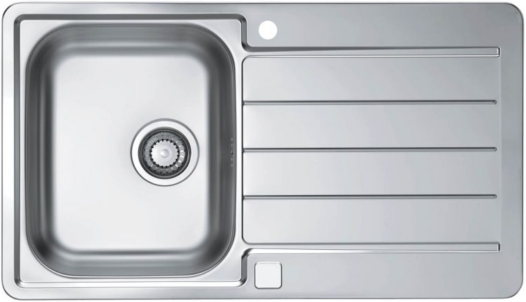 Фото товара: ALVEUS LINE MAX 20 SAT-90, мойка, нержавеющая сталь (в комплекте с сифоном 1127251)