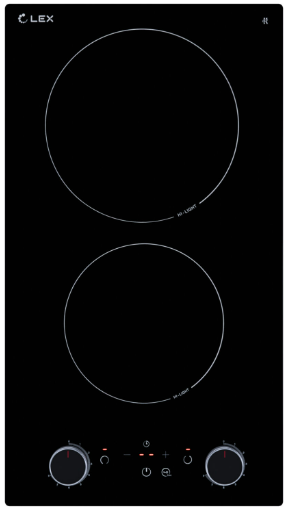 LEX EVH 320M BL Фото товара: LEX EVH 320M BL стеклокерамическая поверхность
