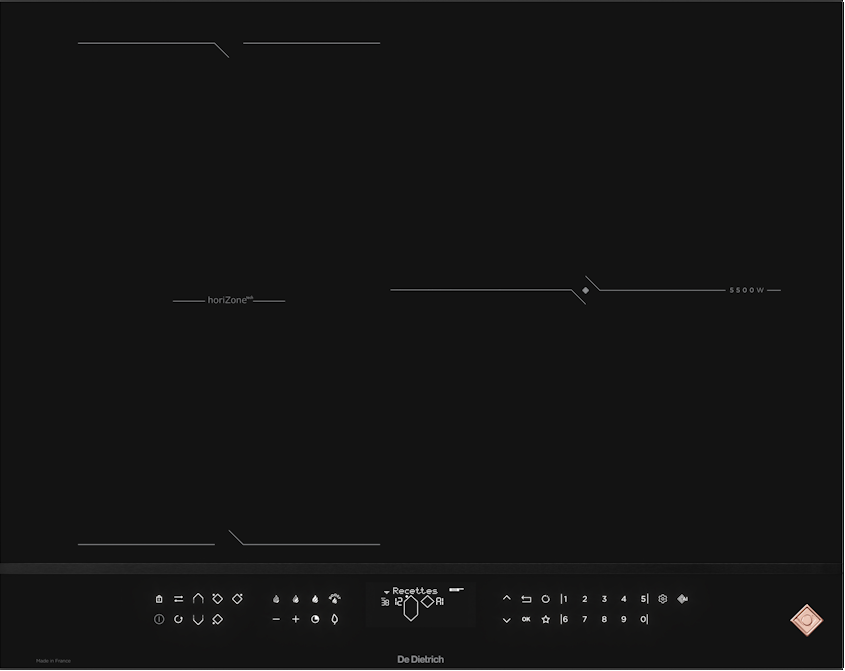Фото товара: De Dietrich DPI4332HP индукционная поверхность