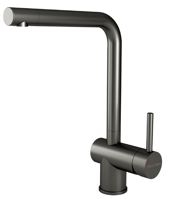 Фото товара: Paulmark SPRING, смеситель, вороненая сталь