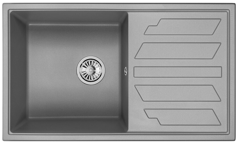 Фото товара: GRANULA 8601 мойка, гранит, алюминиум