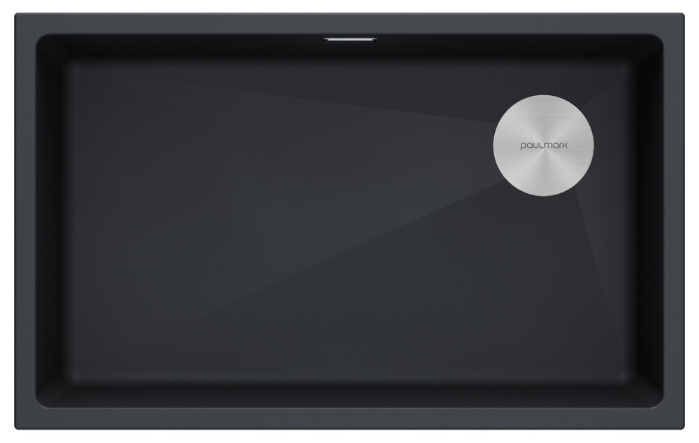 Фото товара: Paulmark LUMI 74UNI-SKEW, мойка, гранит, антрацит