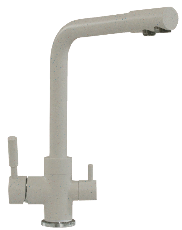 Фото товара: Polygran Высокий Дуо, смеситель, серый 14