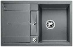 Фото товара: Blanco Metra 45S, мойка, гранит, алюметаллик, с клапаном-автоматом