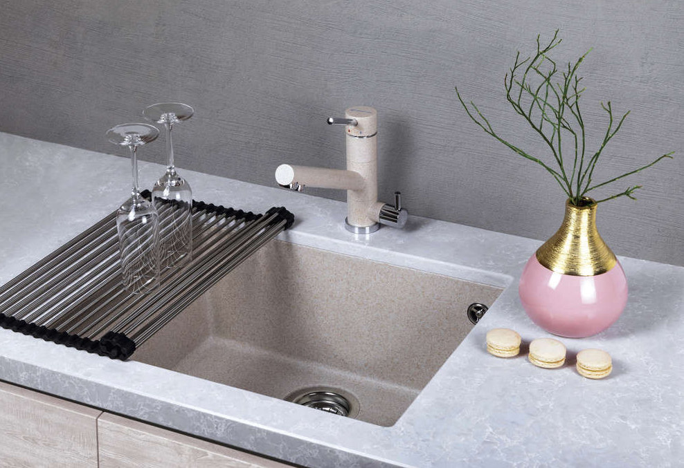 Omoikiri Bosen 54-U-WH, мойка, гранит, белый Детальное фото товара: Omoikiri Bosen 54-U-WH, мойка, гранит, белый