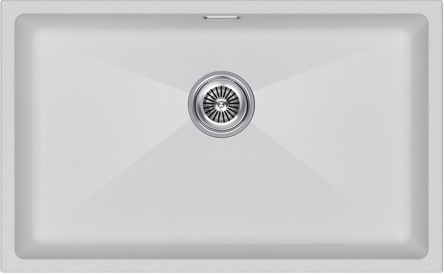 Детальное фото товара: Paulmark LUMI 74UNI, мойка, гранит, белый