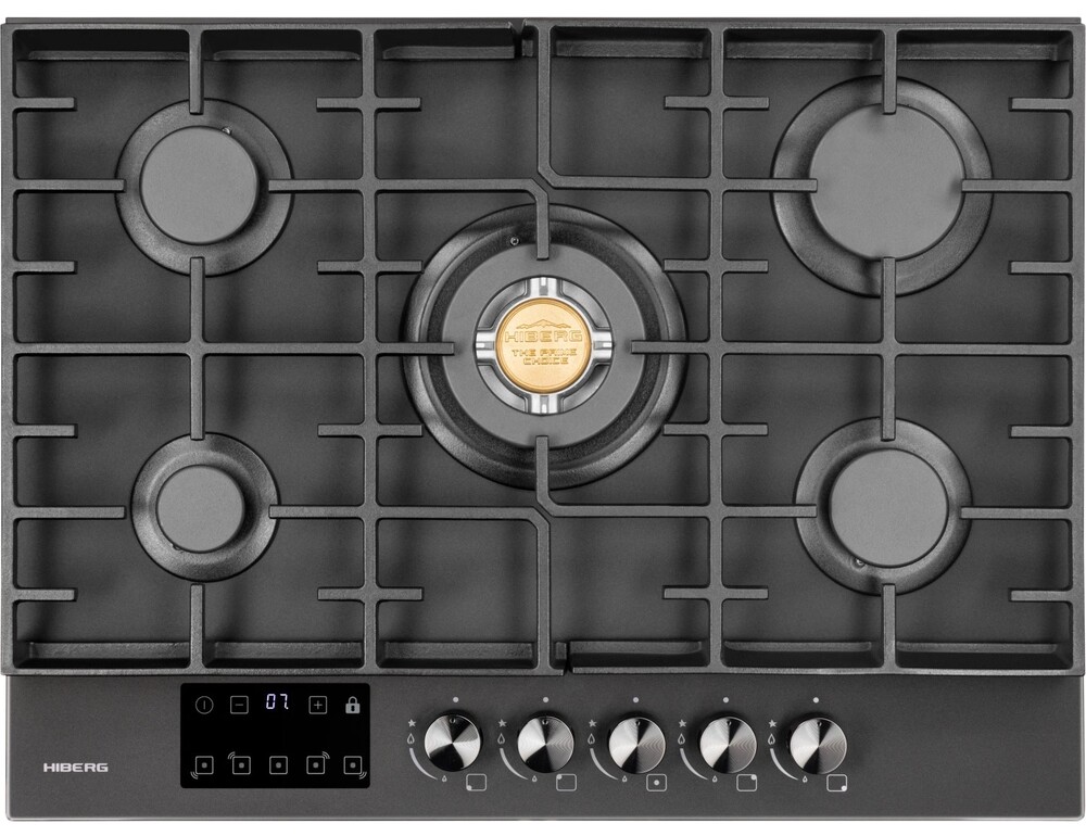 Фото товара: HIBERG VM 7255 B газовая поверхность