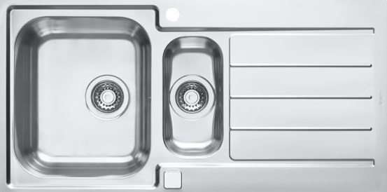 ALVEUS FS LINE MAXIM 10-SAT, мойка, нерж.сталь (в комп.с сифоном 1127257) Фото товара: ALVEUS FS LINE MAXIM 10-SAT, мойка, нерж.сталь (в комп.с сифоном 1127257)