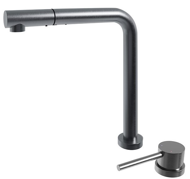 Фото товара: Emar EC-7027 PVD Dark, смеситель, черный