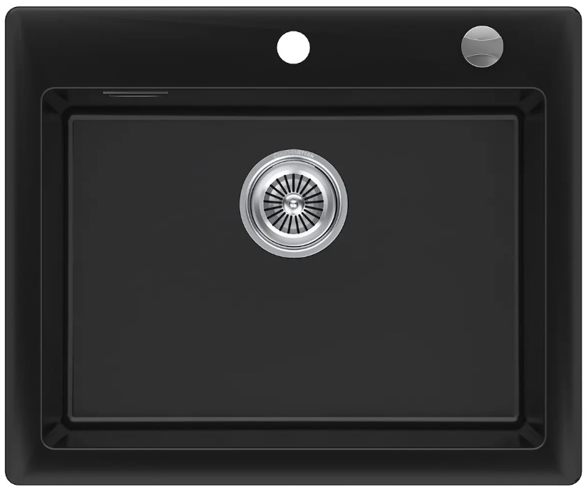 Фото товара: KUCHENSTERN TOPKERAM 60, мойка, керамика, керамический черный