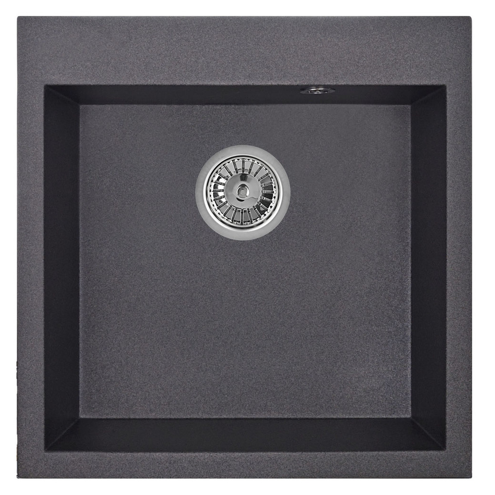 GRANULA 5102 мойка, гранит, черный Фото товара: GRANULA 5102 мойка, гранит, черный