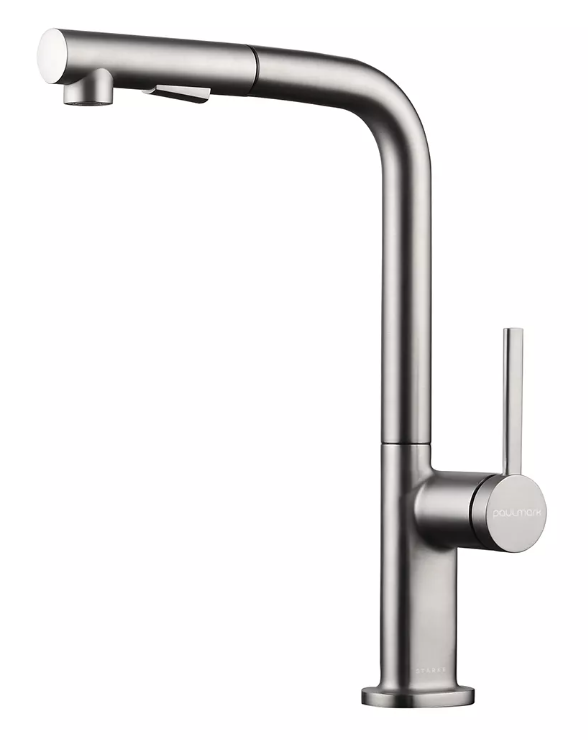 Фото товара: Paulmark NEO, смеситель, брашированная сталь