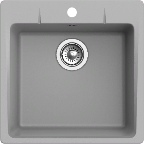 Ewigstein Gerd G- 50, мойка, гранит, серый металлик Фото товара: Ewigstein Gerd G- 50, мойка, гранит, серый металлик
