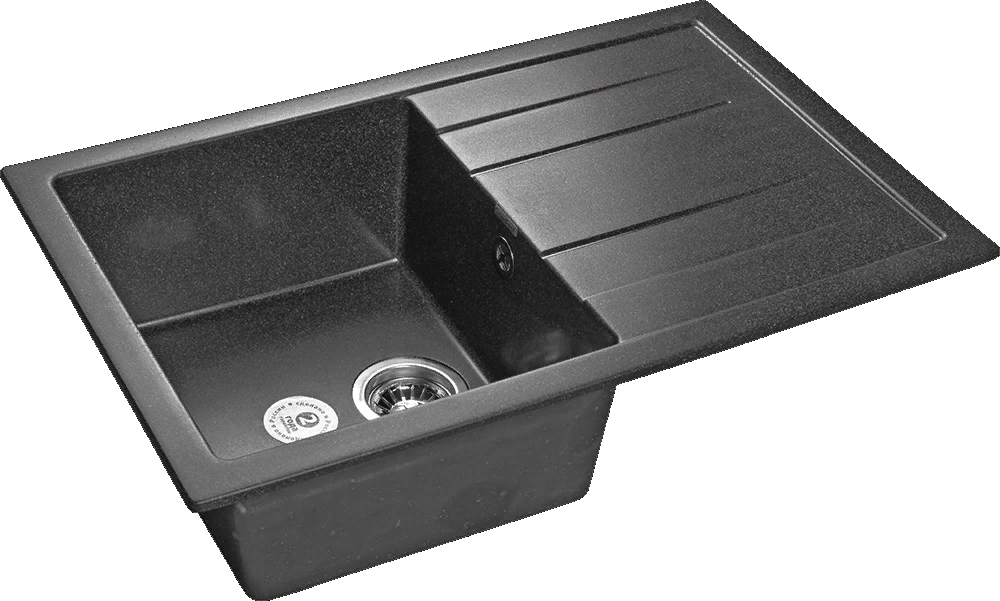 Фото товара: GranFest QUADRO GF-Q-780 L, мойка, мрамор, графит