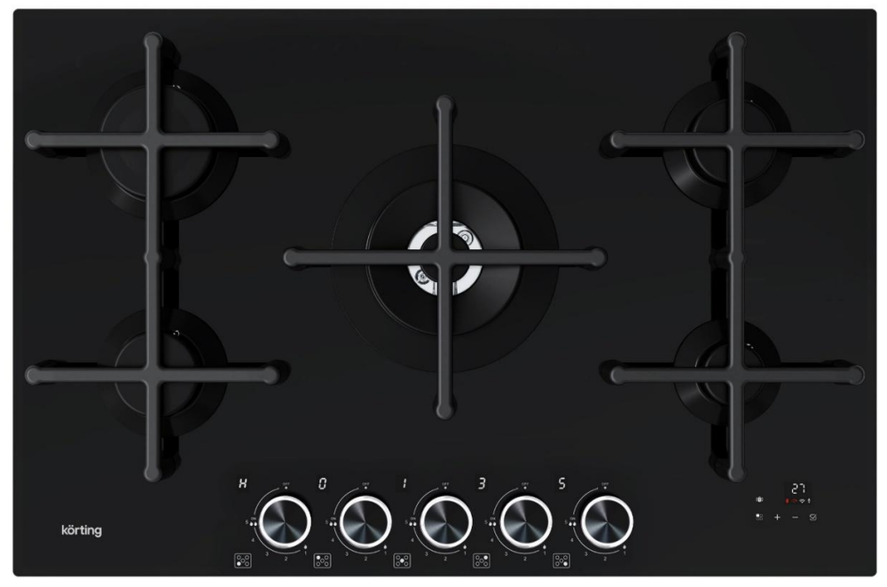 Korting HGG 9766 ICPTN Фото товара: Korting HGG 9766 ICPTN газовая поверхность