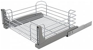 Детальное фото товара: Sige Prezenta Fix корзина сетчатая с креплением фасада в шкаф шириной 450 мм