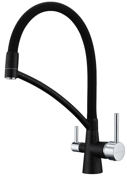 Фото товара: Paulmark SIEGEN, смеситель, гранит, черный