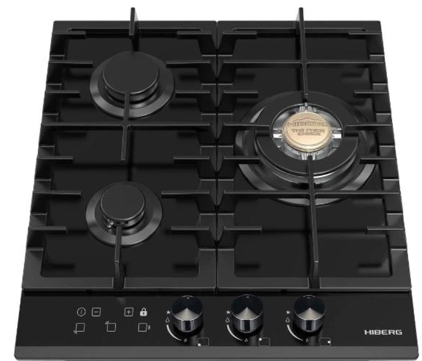 Фото товара: HIBERG VM 4535 B газовая поверхность