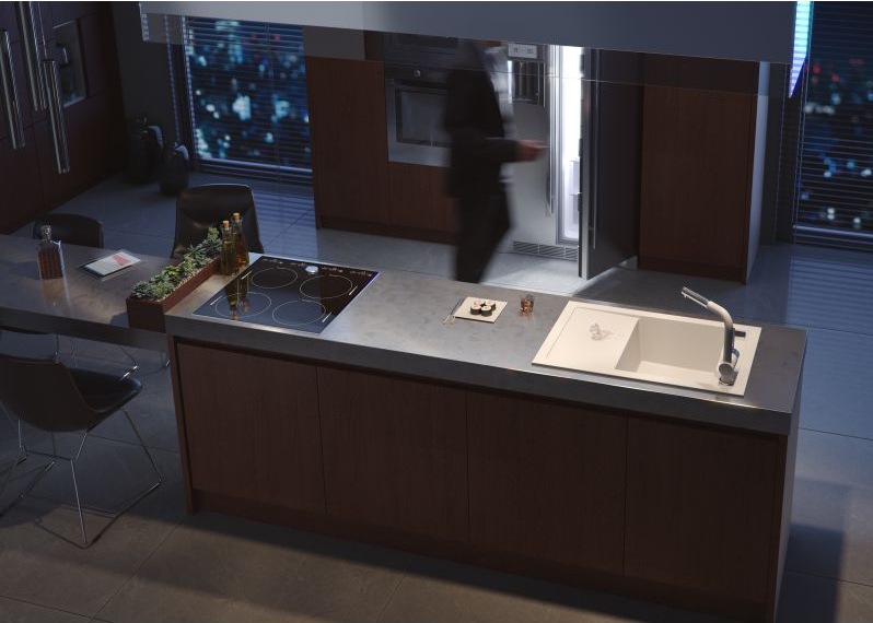 Детальное фото товара: ALVEUS FORMIC 30 GRANITAL+ ARCTIC-G11M, мойка, гранит, белый (с сифоном 1127749)