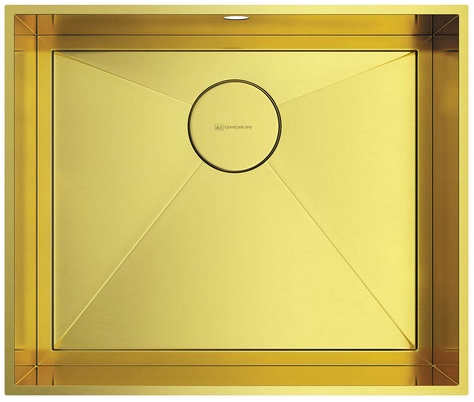 Фото товара: Omoikiri Kasen 53-INT LG, мойка, нержавеющая сталь/светлое золото