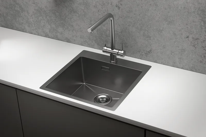 Детальное фото товара: GRANULA 5151 мойка, нержавеющая сталь, сталь сатин