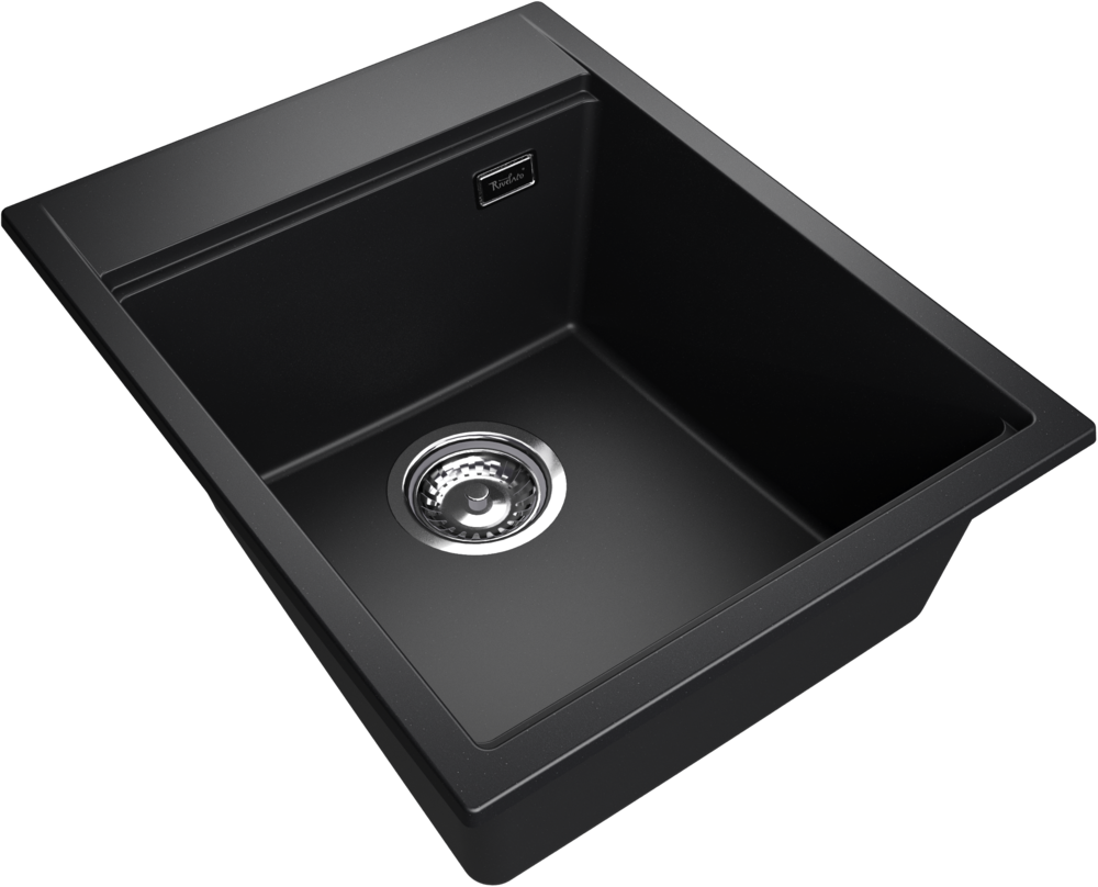 Детальное фото товара: Rivelato TESORO TR-405 nero, мойка, гранит, черный