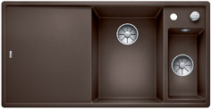 Детальное фото товара: Blanco Axia III 6S-F, мойка, чаша справа, гранит, кофе, доска стекло