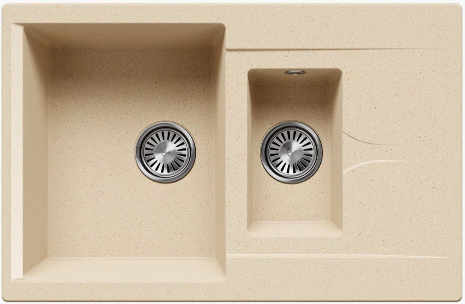 Фото товара: Polygran BRIG-770, мойка, мрамор, опал 328