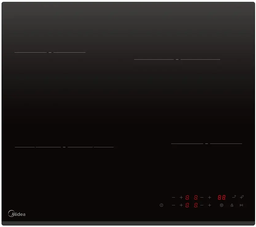 Фото товара: Midea MCH64303F стеклокерамическая поверхность