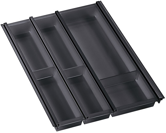 Фото товара: Ninka Cuisio Aqua 450, Tandem Box Blum, DWD XP, Nova Pro Grass, лоток для столовых приборов, черный