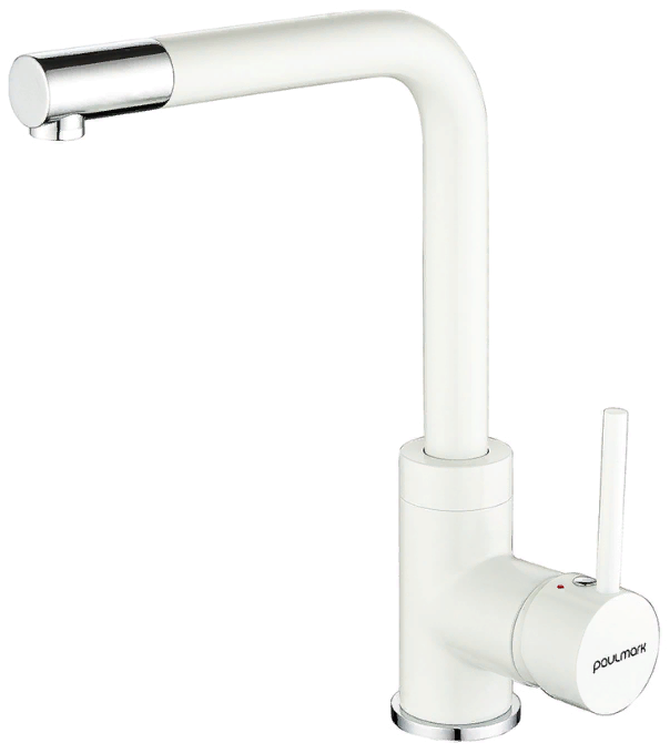 Фото товара: Paulmark HONNER, смеситель, белый