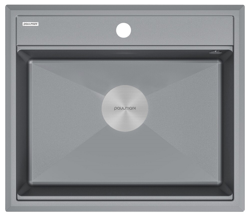 Фото товара: Paulmark STEPIA 60, мойка, гранит, серый металлик