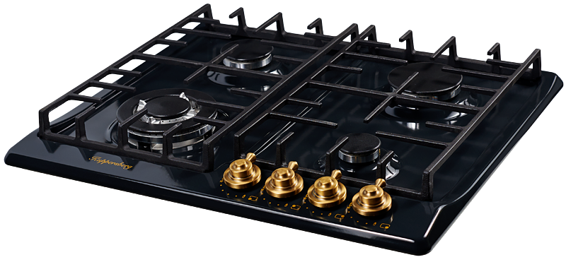 Kuppersberg FV6TGRZ ANT Bronze Детальное фото товара: Kuppersberg FV6TGRZ ANT Bronze газовая поверхность