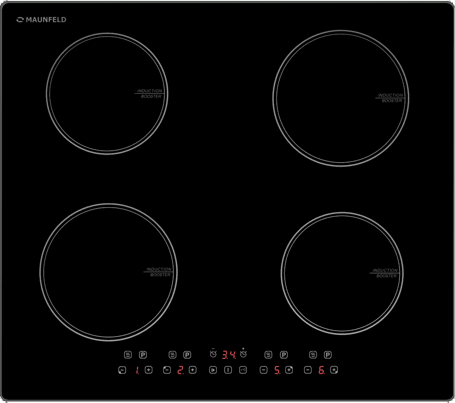 Фото товара: Maunfeld CVI594BK индукционная поверхность