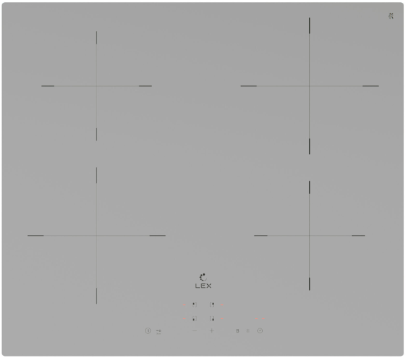 Фото товара: LEX EVI 640A GR индукционная поверхность