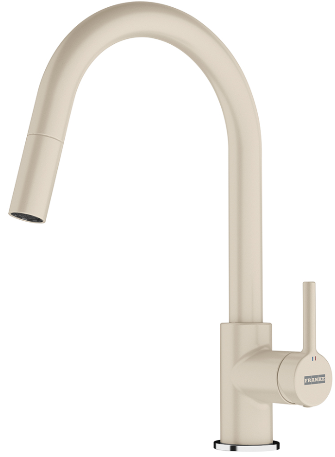 Фото товара: Franke Lina, смеситель, гранит, бежевый