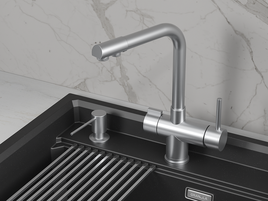 Детальное фото товара: GRANULA 5008 смеситель, нержавеющая сталь