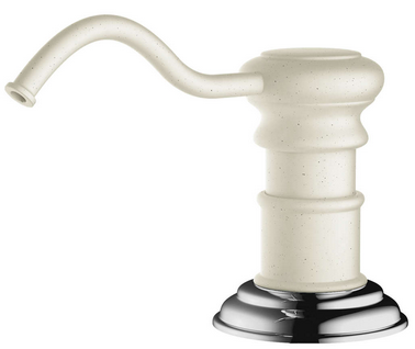 Omoikiri OM-01-PA, дозатор для моющего средства, пастила Детальное фото товара: Omoikiri OM-01-PA, дозатор для моющего средства, пастила