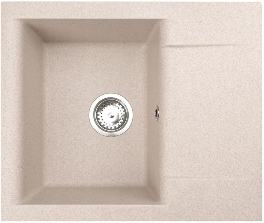 Фото товара: ALVEUS GEM 20 GRANITAL G55, мойка, гранит, бежевый (в комплекте с сифоном 1130548)