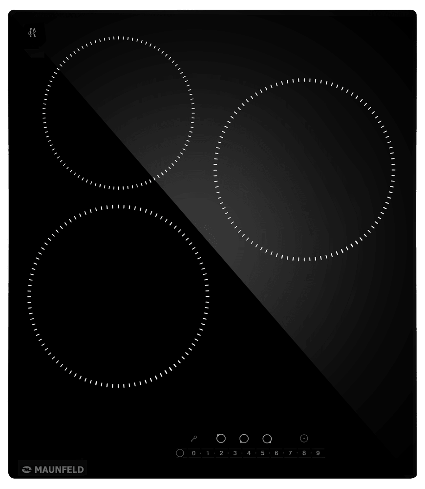 Фото товара: Maunfeld AVCE3025SDBK стеклокерамическая поверхность